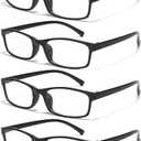 Gaoye Reading Glasses Men/Women, Eyeglasses, Blue Light Readers for Men/Women, Eye Glasses (Black), +1.25