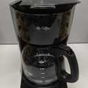 Mr. Coffee Black Coffee Maker, 12 Cups, with Auto Pause and Glass Carafe, Perfect for Home and Office Use