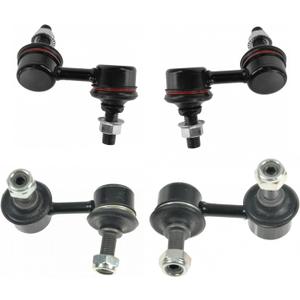 TRQ Front and Rear Sway Bar Link Set 4 Piece Compatible with 2002-2006 Acura RSX