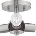 Livex Lighting 3 Lt Brushed Nickel Ceiling Mount