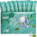 Mouthwash Travel Size Portable Packets to Go, Alcohol & Fluoride Free Fresh Mint MouthwashStrips for Superior Oral Hygiene,30 Individual Disposable Mouthwash Packs(Pack of 30) (Green)