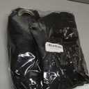 Diraysid 100% Blackout Curtains Black Linen Curtains for Bedroom Grommet Thermal Insulated Room Darkening Drapes (2 Panels, W52 x L84 Inch)