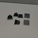 2 Pcs Replacement Blades Compatible with Andis #04710 and Andis #04521 hair Trimmer Compatible with Andis T Outliner & GTX Trimmer(Black)