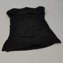 SUUKSESS Women Double Lined Going Out Trendy Tube Tops Side Split Sexy Tank Tops (Medium, Black)
