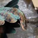 Shorayn Garden Crane Statues, Blue Heron Sculptures for Outdoor, Cranes Decor Metal Bird, Patina Garden Art Lawn Ornaments for Yard Patio Porch Outside Decorations