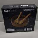 Salad Bowl, 12'' Acacia Wood Salad Bowls Set Large Salad Mixing Bowl with Servers-3-Piece Big Salad Bowl Set
