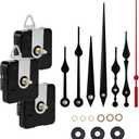 Roymnie 3Pcs Clock Mechanism Replacement Battery Operated Silent Clocks Kit Include Clock Hands DIY Repair Parts Shaft Length 12mm(15/32 Inches), 16mm(20/32 inches) and 22mm(29/32 inches)