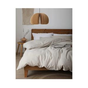 XZ XIFA Linen Duvet Cover Queen Size,100% Natural French Flax, Breathable & Durable Bedding, Farmhouse Cooling Duvet Cover Sets 3pcs-1 Duvet Cover and 2 Pillowcases(Queen Size, Linen)