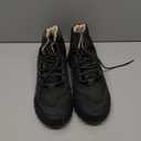 Men's Hiking Boots Waterproof Non-Slip Leather Mid Top Ankle Boot Lightweight Hiker Breathable Trekking Boot (10.5, Grey)