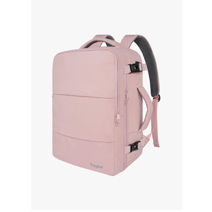 Taygeer Travel Backpack for Women, Carry On Backpack with USB Charging Port & Shoe Pouch, TSA 15.6inch Laptop Mochila Flight Approved, Nurse Bag Casual Daypack for Weekender Business Hiking, Pink