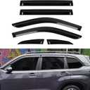 6Pcs Tape-On Rain Guards for Subaru Forester 2025 2026 ABS Side Window Deflectors