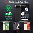 Pilaru for Google Pixel 7 Pro Case : 14FT Military Grade Drop Protection Phone Case with 2Pc HD Screen Protector, Shockproof/Dustproof/Drop Proof Protective Case for Pixel 7 Pro-Black