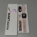 Smart Watch for Women Fitness Tracker: Bluetooth Waterproof Make Answer Call Digital Mens Watches Run Smartwatch Android Phone iPhone Samsung Compatible Pedometer Sleep Heart Rate Monitor (Pink)