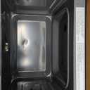 Farberware 1.1 Cu. Ft. Countertop Microwave Oven 1000 Watts Power, Auto Cook Settings, Defrost, Easy Clean and Child Safety Lock - Stainless and Black