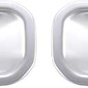 Savadicar 2-Piece Silver Fog Light Trim Cover for Jeep Wrangler JL JLU 4xe & Gladiator JT 2018-Present Exterior Styling Upgrade Accessories