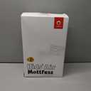 QPAU Inflatable Toddler Travel Bed with 3-Sided Safety Bumpers, Extra Large Kids Air Mattress, Includes Detachable Mattress, Portable for Camping, Travel, Home Use (Grey)