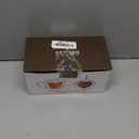 Godinger Double Wall Heart Mug, 8oz, Set of 2 - Insulated Glass Coffee Cups