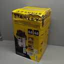 Stanley - SL18129 Wet/Dry Vacuum, 4 Gallon, 4 Horsepower, Stainless Steel Tank Silver+yellow