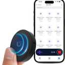 132G (9800 Hour) Voice Activated Recorder - Elasound Voice Recorder with AI-Intelligent Triple Noise Reduction, Portable Audio Recorder for Work, Lectures, Meetings100H Continuous Recording Device (Black)