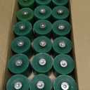 10 Hour Green Votive Candles for Weddings Party Spring and Emergency, Set of 36 Unscented Bulk Candles for Restaurants and Home Decoration