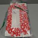 Tenceur 24 Pieces Valentine's Day Cookie Boxes with Window & Lid 12.5 x 5.5 x 2.5 Inch Red and White Heart Bakery Boxes Valentine's Day Candy Treat Food Container for Gift