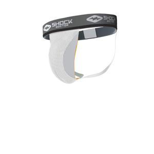 Shock Doctor Athletic Supporter with Cup Pocket, Jock Strap Protection, (Cup Not Included) Large