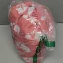 Love&go Soft Pillow Attached 2-in-1 Shopping Cart and High Chair Cover for Baby, Cotton Padded Cart Cover, Fold'n Roll Style, Portable with Carry Bag (Pink Elephant)