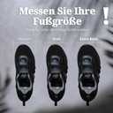 diawin Wide Shoes for Men & Women  Extra Depth Walking Shoes with Wide Toe Box for Swollen Feet, Hallux, Arthritis, and Diabetic Needs  Durable Genuine Leather for Comfort (Black)