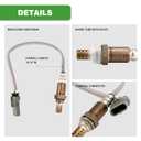 TECHIE Oxygen O2 Sensor 234-4940 234-4974 O2 Sensor fit for Chevy Silverado 1500 2014-2018,Suburban,Tahoe 2015-2018,for GMC Sierra 1500 2014-2018,Yukon 2015-2018,for Cadillac Escalade 2015-2016,2PCS