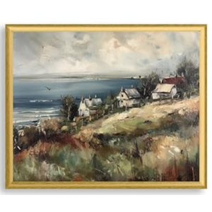 Art Shoppe Framed Print Wall Art, Vintage Wall Dcor for Living Room, Bedroom, Office, High-Resolution Image on Premium Art Paper, 3/4" Frame with Plexiglass Front, Ready to Hang, 17"x21"