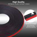 DOTAATDW Car Weather Stripping for Tesla Model Y Car Door Rubber Seal Strip Self Adhesive Auto Soundproofing Weatherstrip for Front/Rear Trunk A-Pillar B-Pillar Front/Rear Door