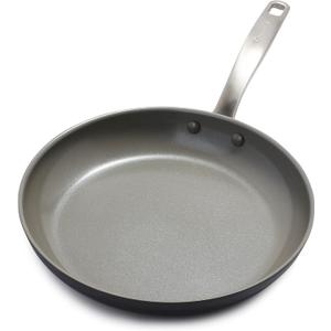 GreenPan Chatham Hard Anodized Healthy Ceramic Nonstick, 12" Frying Pan Skillet, PFAS-Free, Dishwasher Safe, Oven Safe, Gray