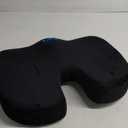 Everlasting Comfort Doctor Recommended Memory Foam Seat Cushion for Office Chairs & Car Seat - Ergonomic Office Desk Accessories for Tailbone Pain Relief, Sciatica & Back Support