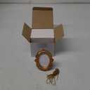 5 Pcs Mini Gold Photo Frames with Hook and Rope Resin Small Vintage Picture Frame Baroque Wall Hanging Picture Display Decoration for DIY Refrigerator Christmas Tree Home Ornaments, 5 Style