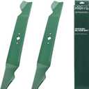 UDC Parts 942-04244A Mower Blades Replacement for Enduro Cub Cadet 46 Inch LT46 XT1 XT2 LTX 1046 942-04290A RZT L46 Troy Bilt Craftsman T240 742-04290 / Mulching 6 Point Star / 2 Pack