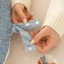 Double-Sided Baby Nursing Pillow Cover Set - 4 Pack - Soft Unisex Breastfeeding Pillow Cover for Girl & Boy with Hanging Loop - Multipurpose Washable Quick-Dry Slipcover Case with Waterproof Liner (Multicolor)