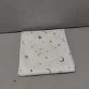 Baby Waterproof Bed Pad Washable Mattress Pad Reusable Underpads Bed Wetting Incontinence Cover for Baby Toddler Children and Adults-White Star