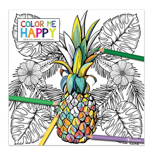 tropical coloring calendar