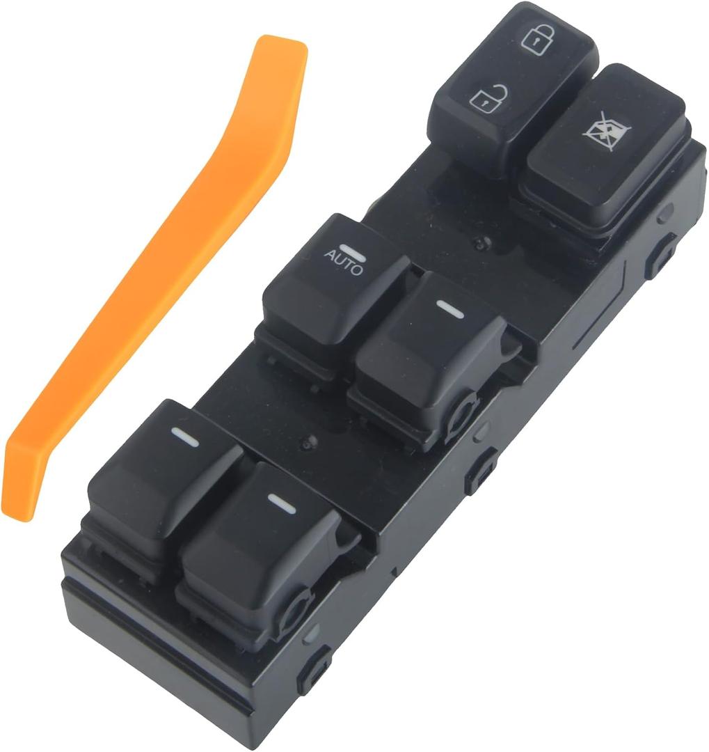 93570-3W300WK Master Power Window Switch Driver Side Compatible with Sportage 2011 2012 2013 2014 2015 2016 2.0L 2.4L L4 3.3L V6 (AUTO)