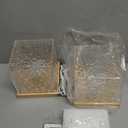 2 Packs Ocean Lamp with Charger Adapters,Northern Lights Cube Ocean Wave Projector Light,16 Colors Aurora Glow with Remote Control for Bedroom Living Room Game Room Decor