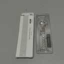 BAITEYOU Narrow Metal Band Compatible with Apple Watch Bands 38mm 40mm 41mm 42mm (Series 11 10), iwatch Stainless Steel Slim Thin Bands Series 9 8 7 SE 6 5 4 3 2 1 for Women, Silver Gold