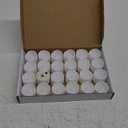 Homemory 24Pcs Flickering Flameless Candle Battery Operated, 200+Hours Fake Electric LED Tea Lights for Votive, Centerpiece Table Decorations, Wedding, Aniversary, Halloween, Christmas (Warm White Glow  White Body)