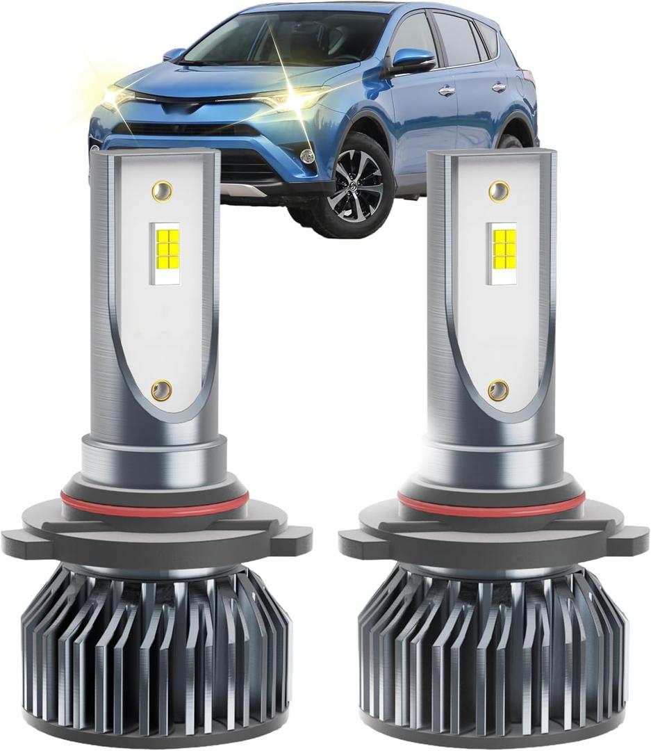 RAV4 Dedicated Accessory,Fit for 2016 2017 2018 2019 RAV4,9012 Hi Lo Beam,Plug and Play,No Errors,Pack of 2