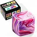Fidget Toys Squishy Stress Cube, Stress Balls for Kids Adults Squishies Stress Relief, Ice Squishy Cube Sugar Balls, Sensory Toys for Kids with Autism, Fidgets for Classroom Prize Toys (Purple)