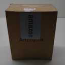 Anzoymx Stainless Steel Bathroom Trash Cans 1.8 Gallons Small Garbage Can with Pop up Lid, Metal Narrow Wastebasket, Slim Waterproof Litter Trash Bins Set for Bedroom, Toilet, Office (Black)