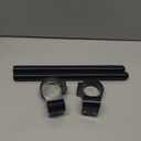 47mm Clip on Handlebars 1" Riser fit 47mm Fork Tube 7/8" Motorcycle bars, 47 mm Clip ons Handlebar CNC Black