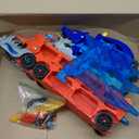 Hot Wheels City Toy Car Track Set, Ultimate Dual Dragon Transporter & 2 Die-Cast Cars, Large-Scale & Detachable Dragon, Stores 20+ Vehicles