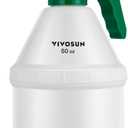 VIVOSUN 0.4 Gallon Handheld Garden Pump Sprayer, 50 oz Gallon Lawn & Garden Pressure Water Spray Bottle with Adjustable Brass Nozzle, for Plants and Other Cleaning Solutions (1.5L Green) (50 ounce)
