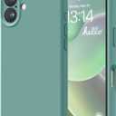 LOVE 3000 Designed for iPhone 16 Case, Premium Silicone with [Soft Anti-Scratch Microfiber Lining] Shockproof Protective Phone Case for Men Women Girls 6.1", Pine Green