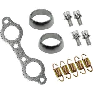 Exhaust Muffler Gasket Seal Spring Rebuild Kit for Polaris Sportsman 600 700 800 MV7 2002-2006 Frontier 2002-2005, OEM# 5811511 3610047